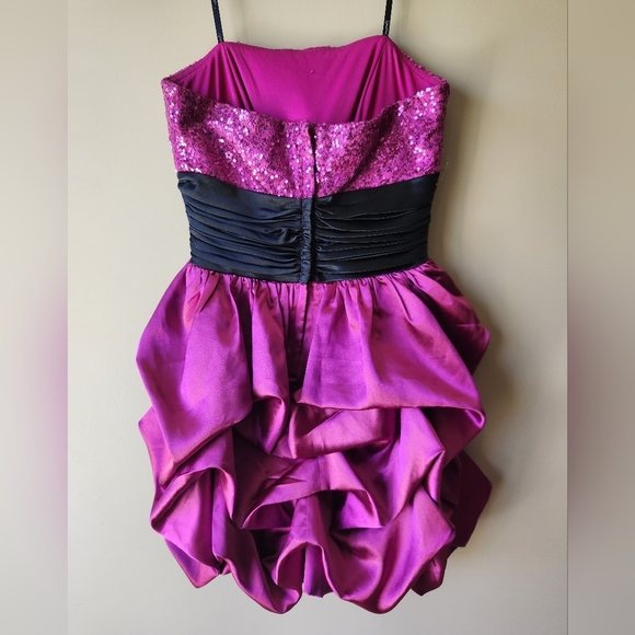 Speechless Brand Purple Sequin Formal Dress Prom Homecoming Size 5 - Picture 3 of 7
